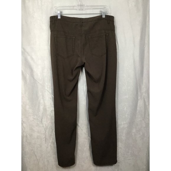MIRIKA Women's Casual Pants size 9, Dark Brown, Polyester, Rayon, Spandex - Picture 2 of 9